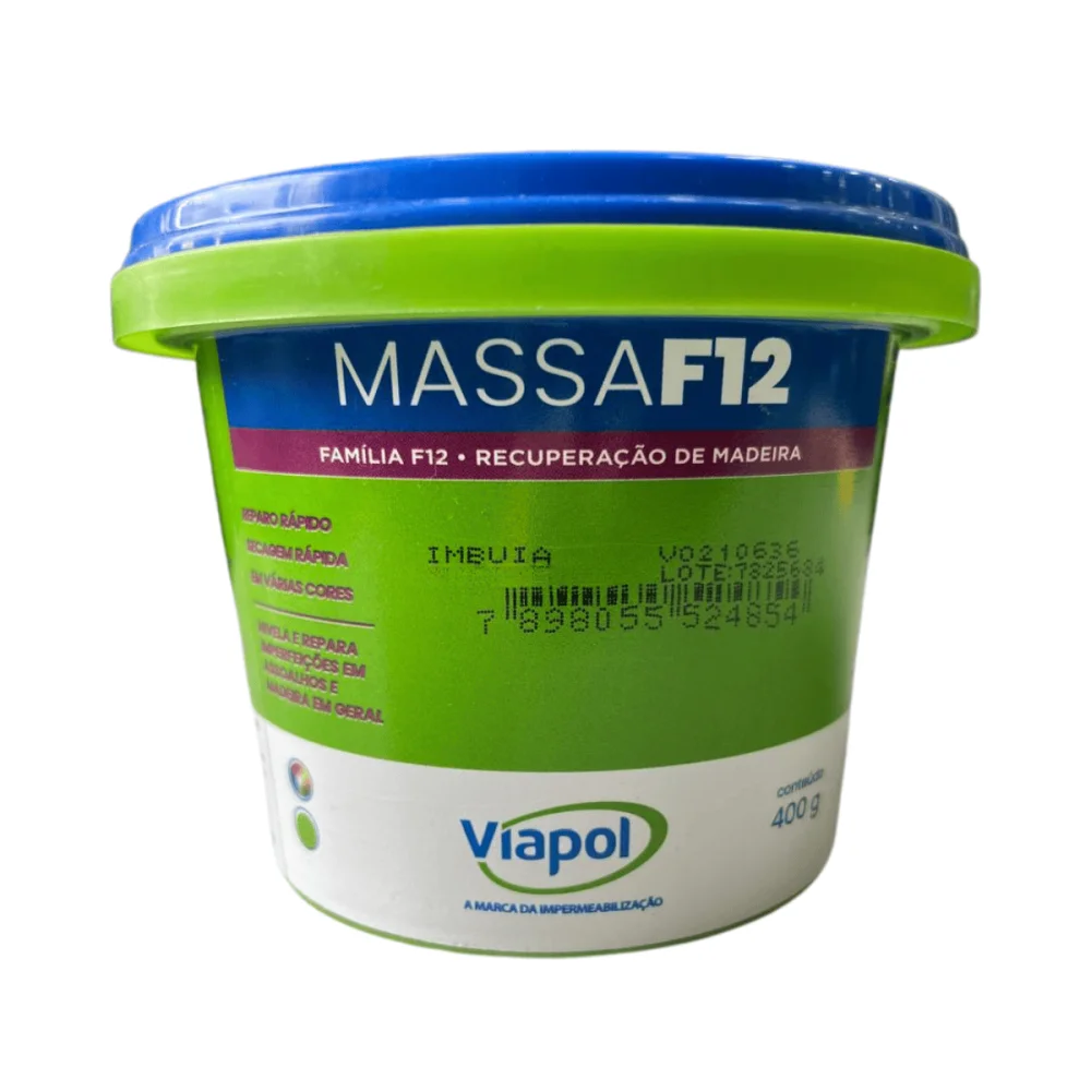Massa F12 Imbuia 400g Viapol