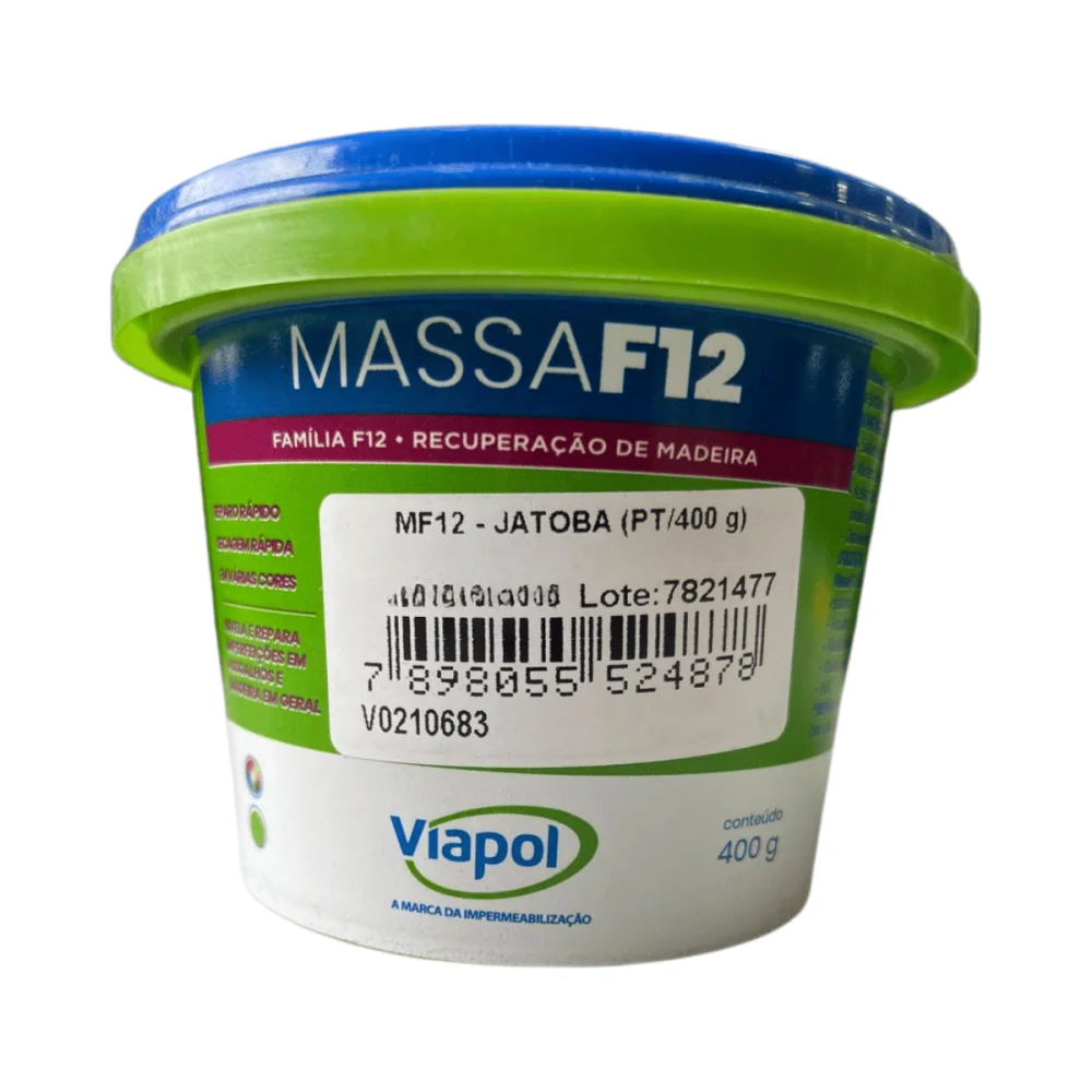 Massa F12 Jatoba 400g Viapol
