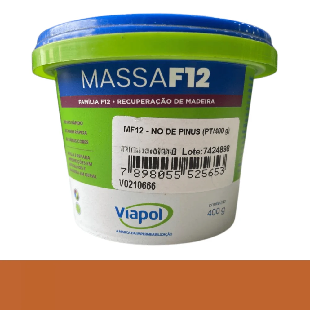 Massa F12 Nó De Pinus 400g Viapol