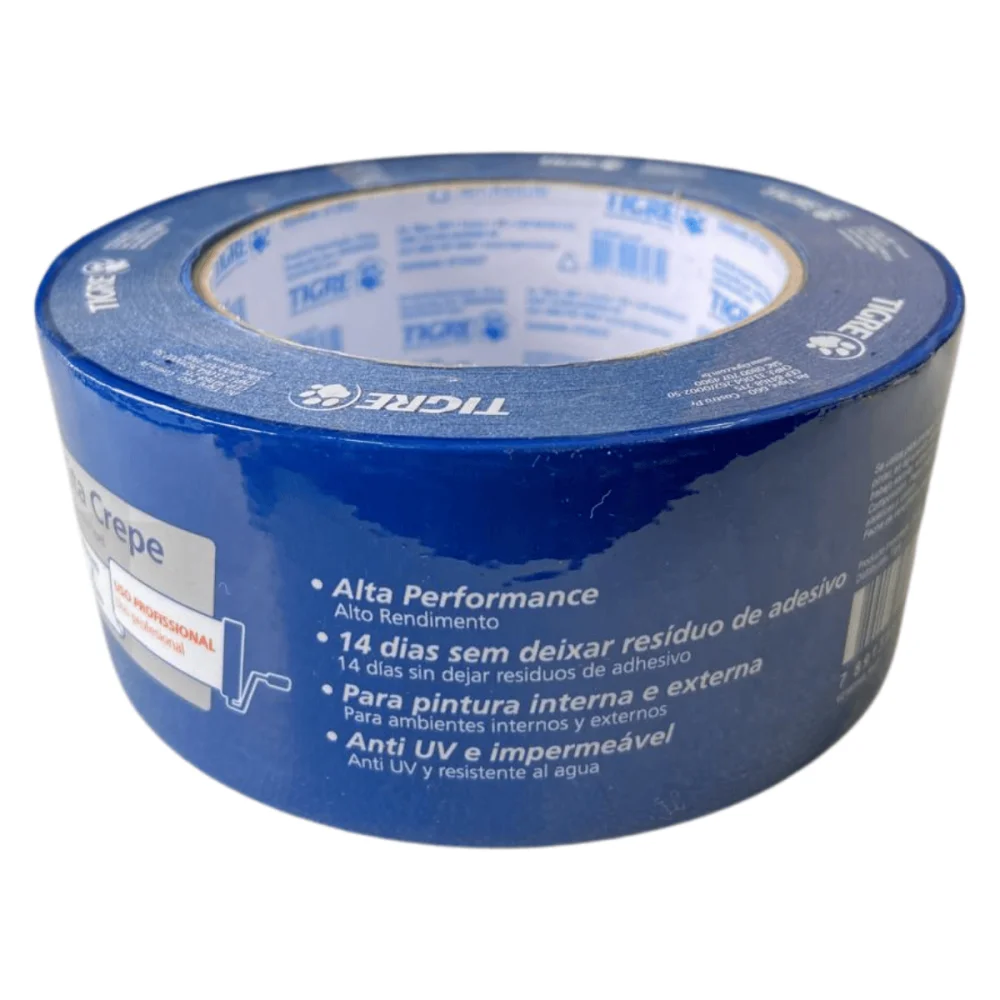 Fita Crepe Azul 48mm x 50m Tigre