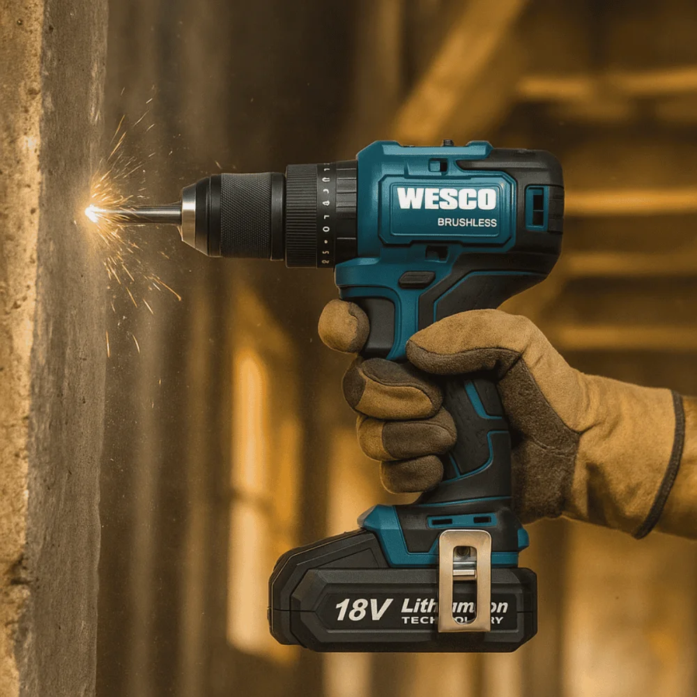 Furadeira Parafusadeira de Impacto Brushless 18V WS2425K Wesco