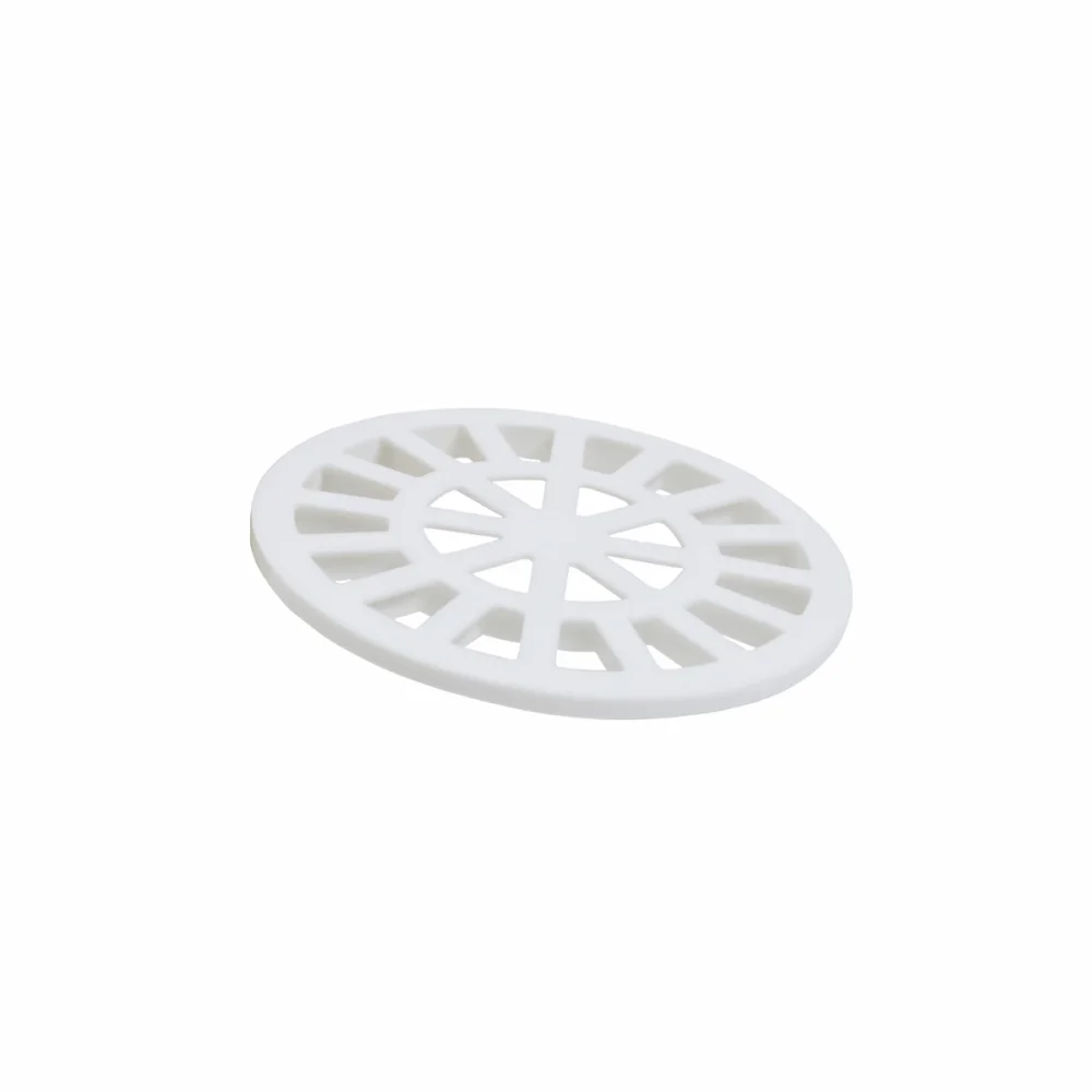 Grelha Plástica Redonda Branca 150mm Krona