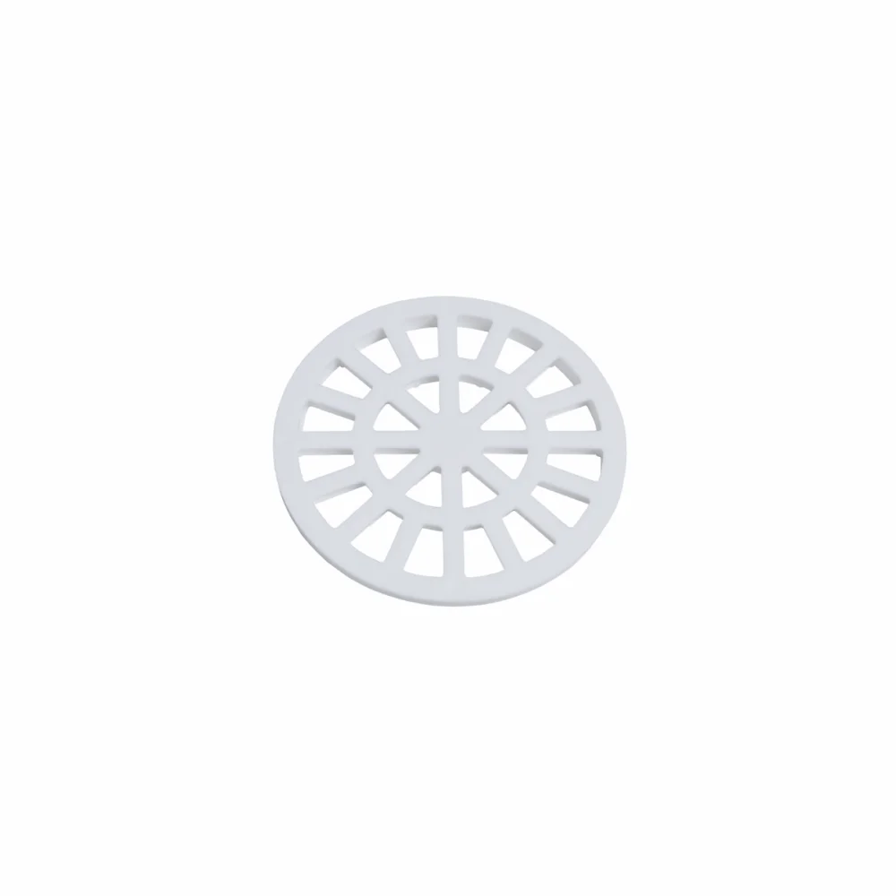 Grelha Plástica Redonda Branca 150mm Krona