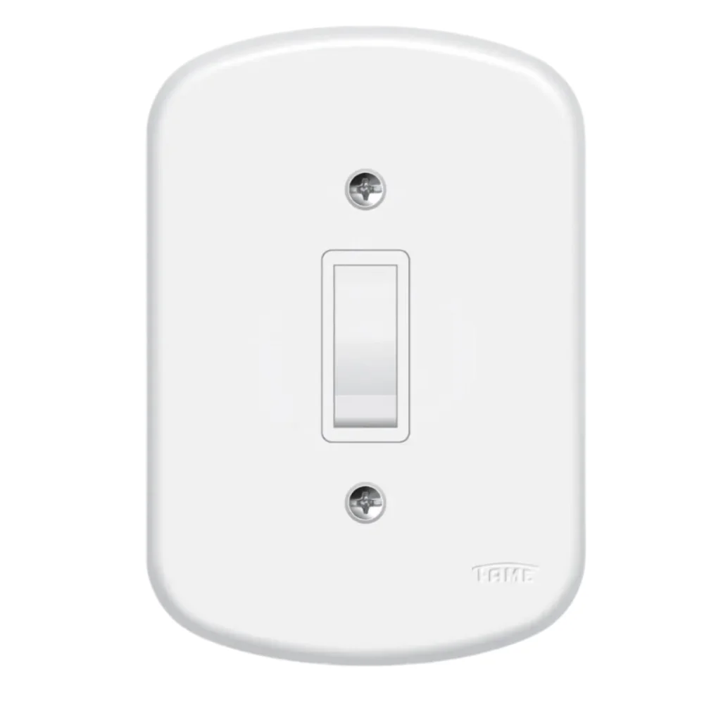 Interruptor 1 Tecla Simples 10A/250v Blanc Ref 560 Fame