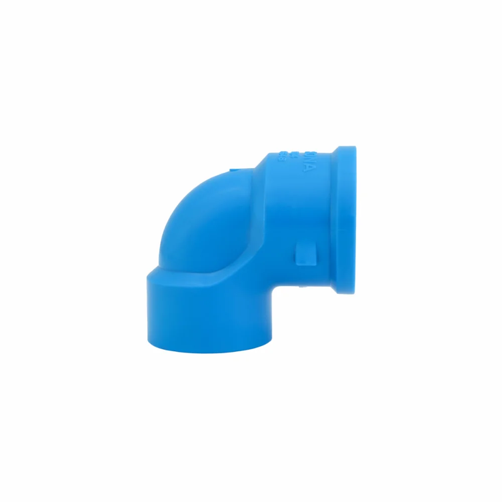 Joelho 90º Azul PVC Soldável Com Bucha De Latão 25x1/2 Krona