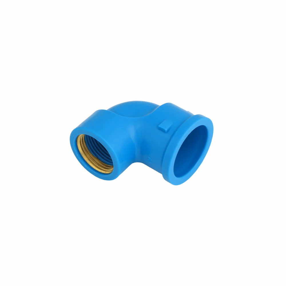 Joelho 90º Azul PVC Soldável Com Bucha De Latão 25x1/2 Krona