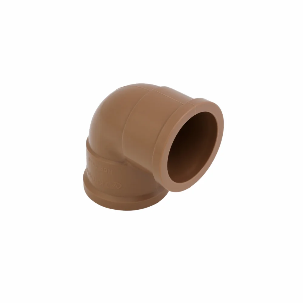 Joelho 90º PVC Soldável Marrom 25mm Krona