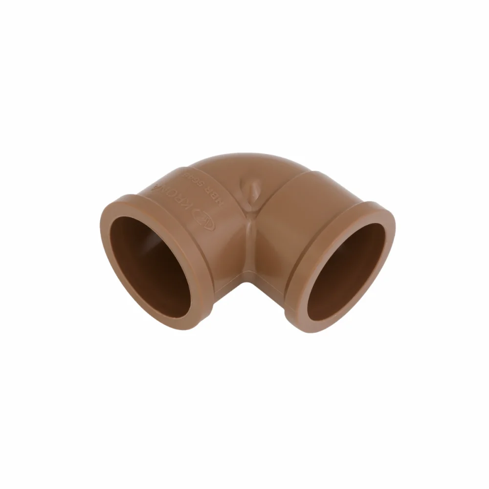 Joelho 90º PVC Soldável Marrom 32mm Krona