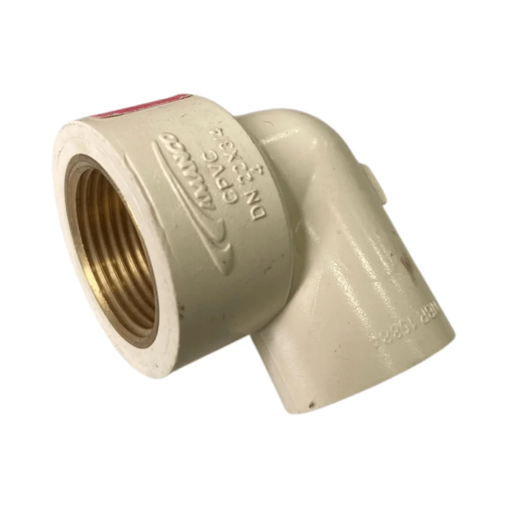 Joelho 90º de Transição Água Quente 22mm x 3/4 Super CPVC Amanco