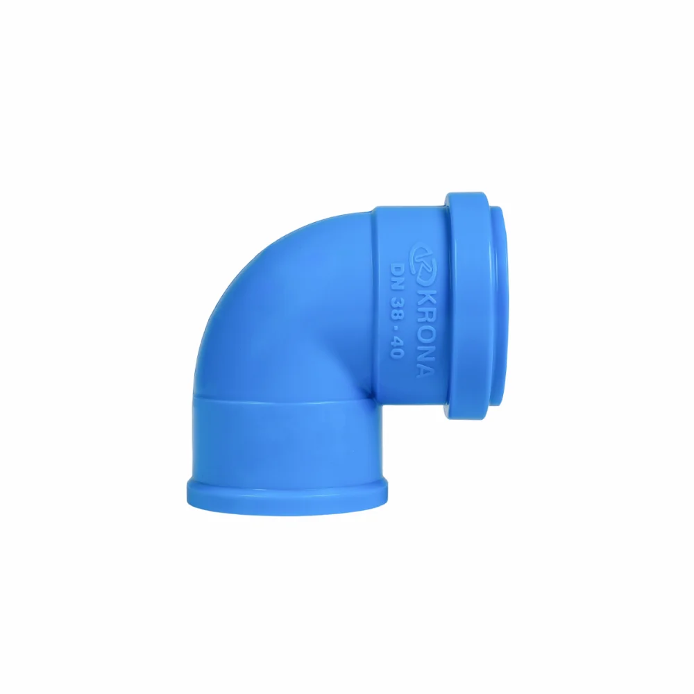 Joelho 90° Azul Com Anel de Vedação DN 38 - 40 Krona