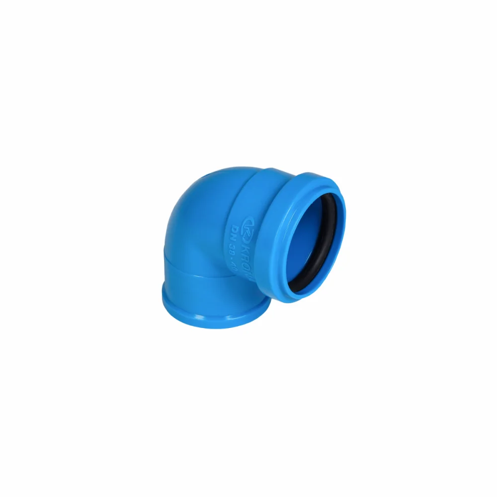 Joelho 90° Azul Com Anel de Vedação DN 38 - 40 Krona