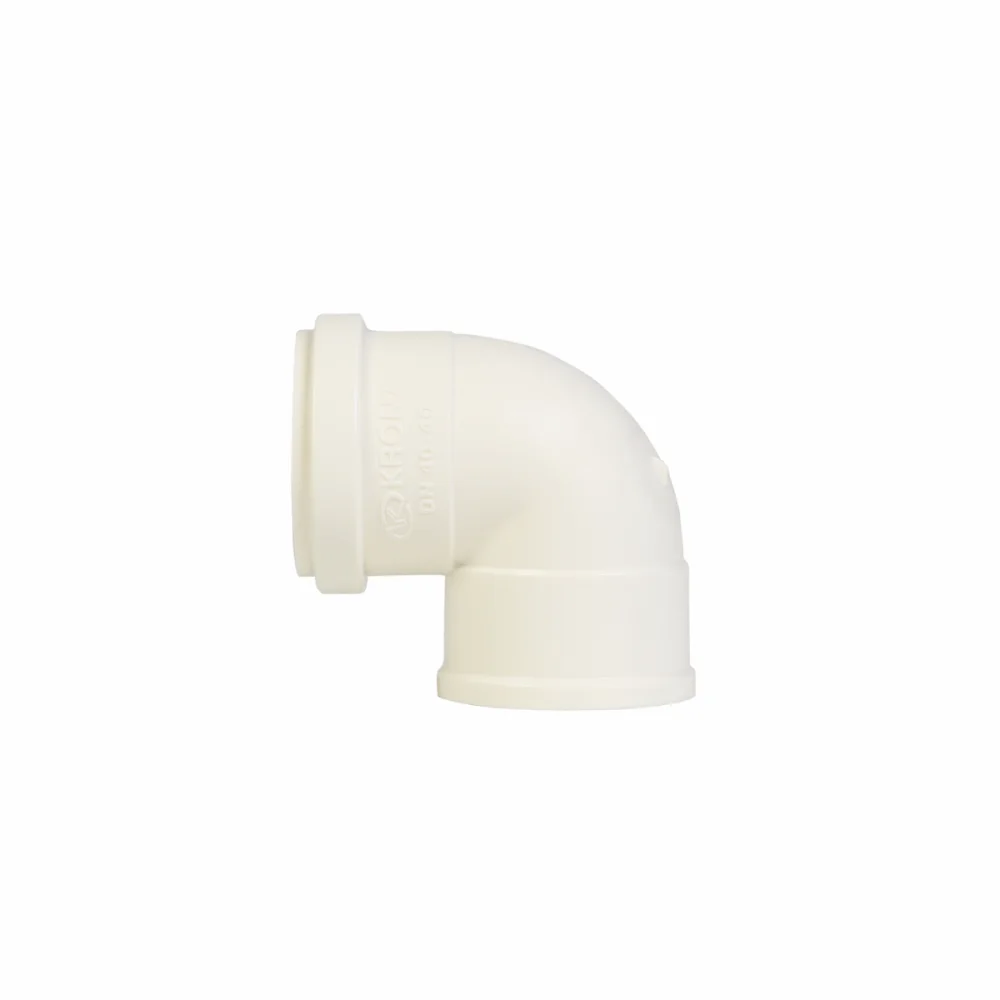 Joelho 90º Esgoto Com Anel De Vedação 40x40mm Série Normal Krona