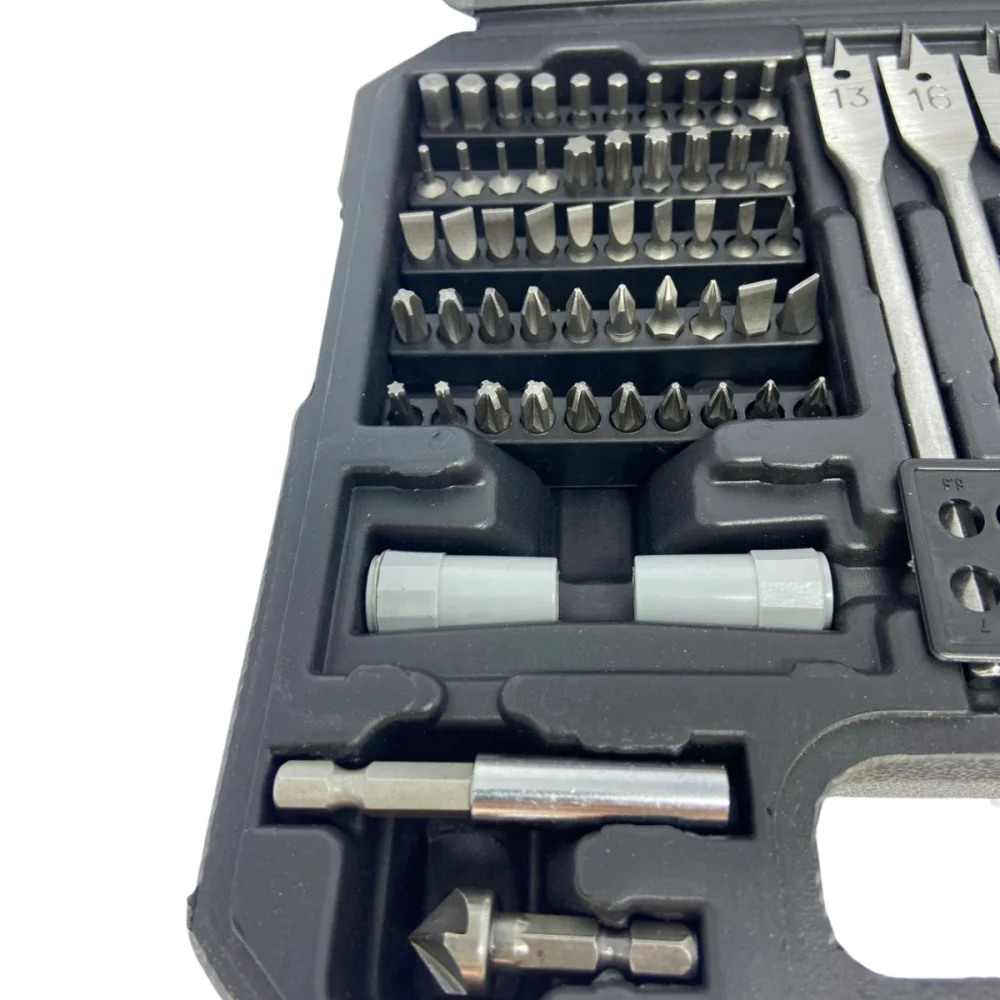 Kit de Brocas e Bits Com 125 Peças WS9958 Wesco