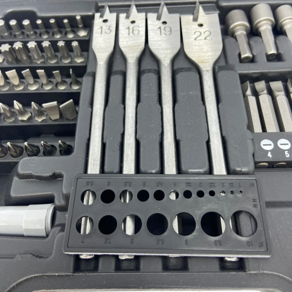 Kit de Brocas e Bits Com 125 Peças WS9958 Wesco