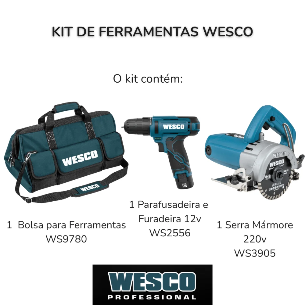 Kit de Ferramentas Wesco