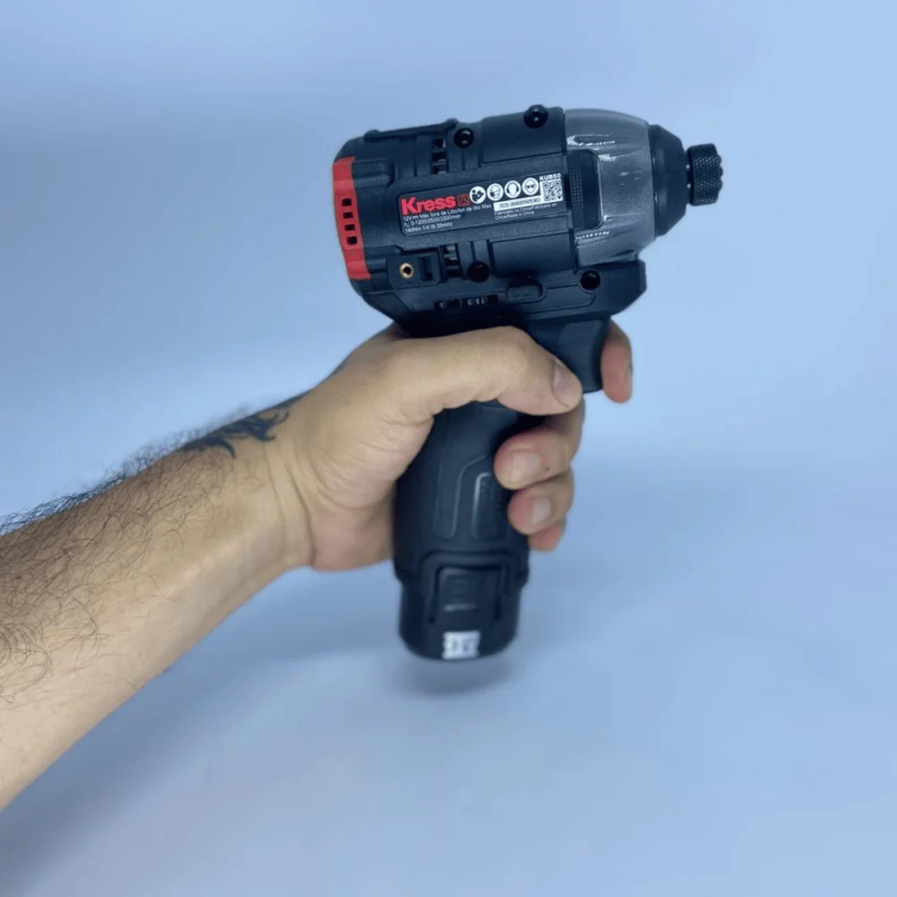 Kit Furadeira e Parafusadeira de Impacto 12V Brushless Kress KUG02