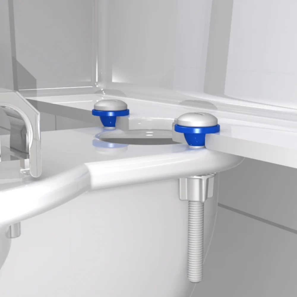 Kit Parafusos Fixador Para Caixa Acoplada M10x80mm Blukit