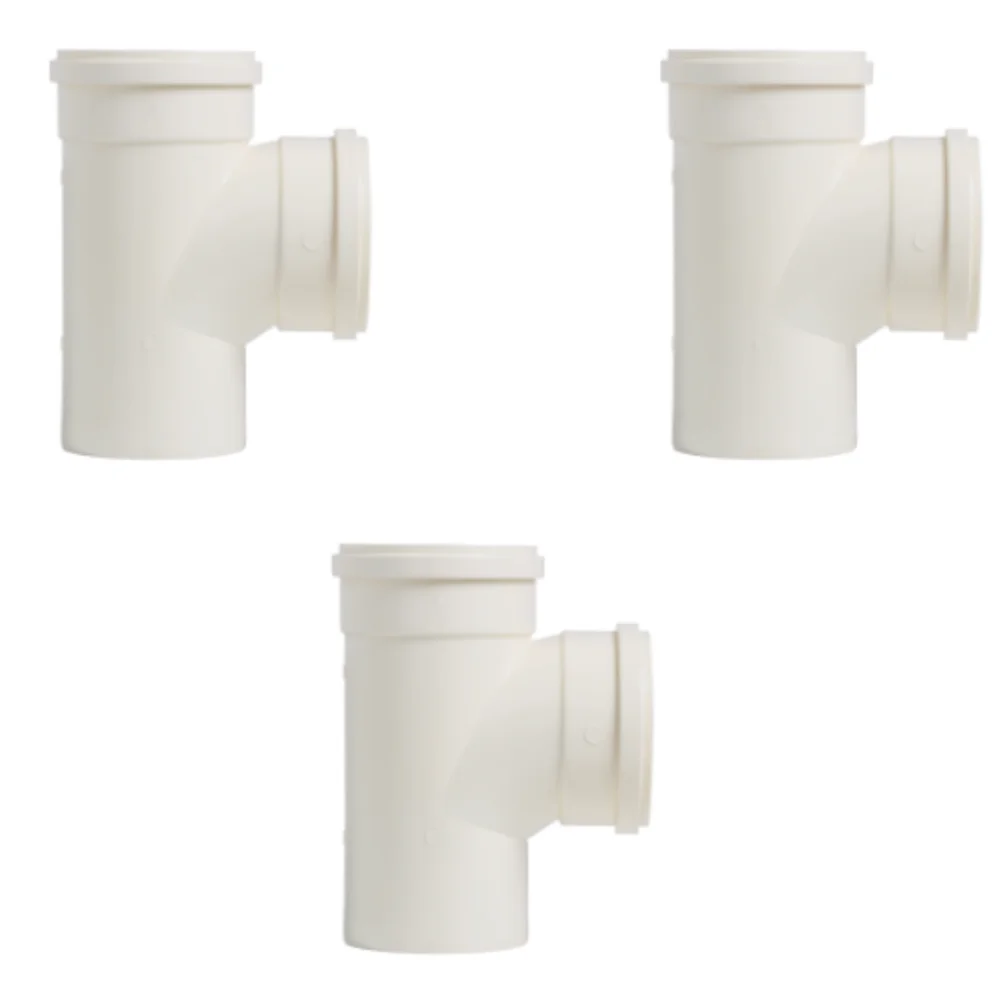 Kit Te Esgoto 150x150mm PVC Série Normal C/ 3 Peças Krona