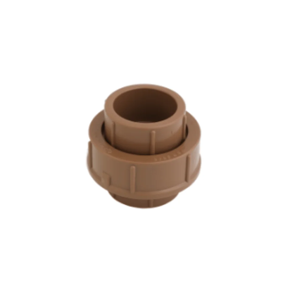 Kit União Soldável PVC Para Água Fria 25mm Marrom C/ 5 peças Krona