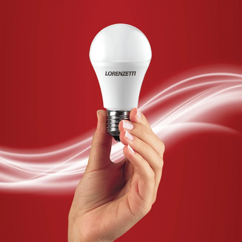 Lâmpada Bulbo Led 18W Bivolt (127v - 220v) Luz Branca 6500K Lorenzetti