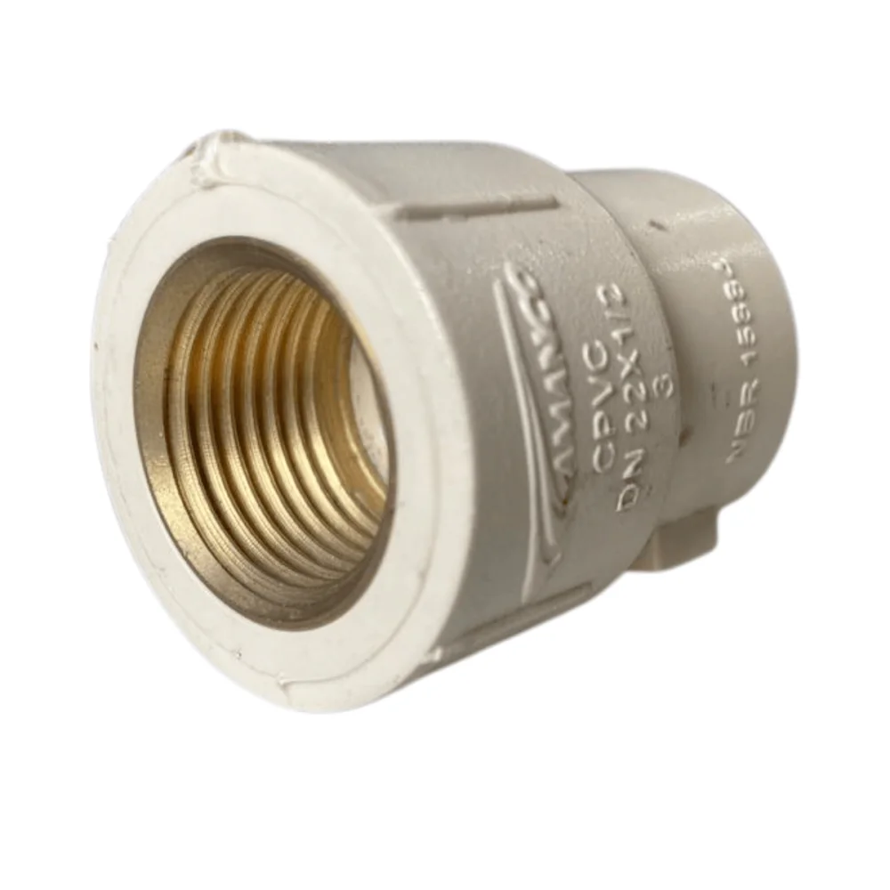 Luva de Transição Água Quente 22mm x 1/2 Super CPVC Amanco