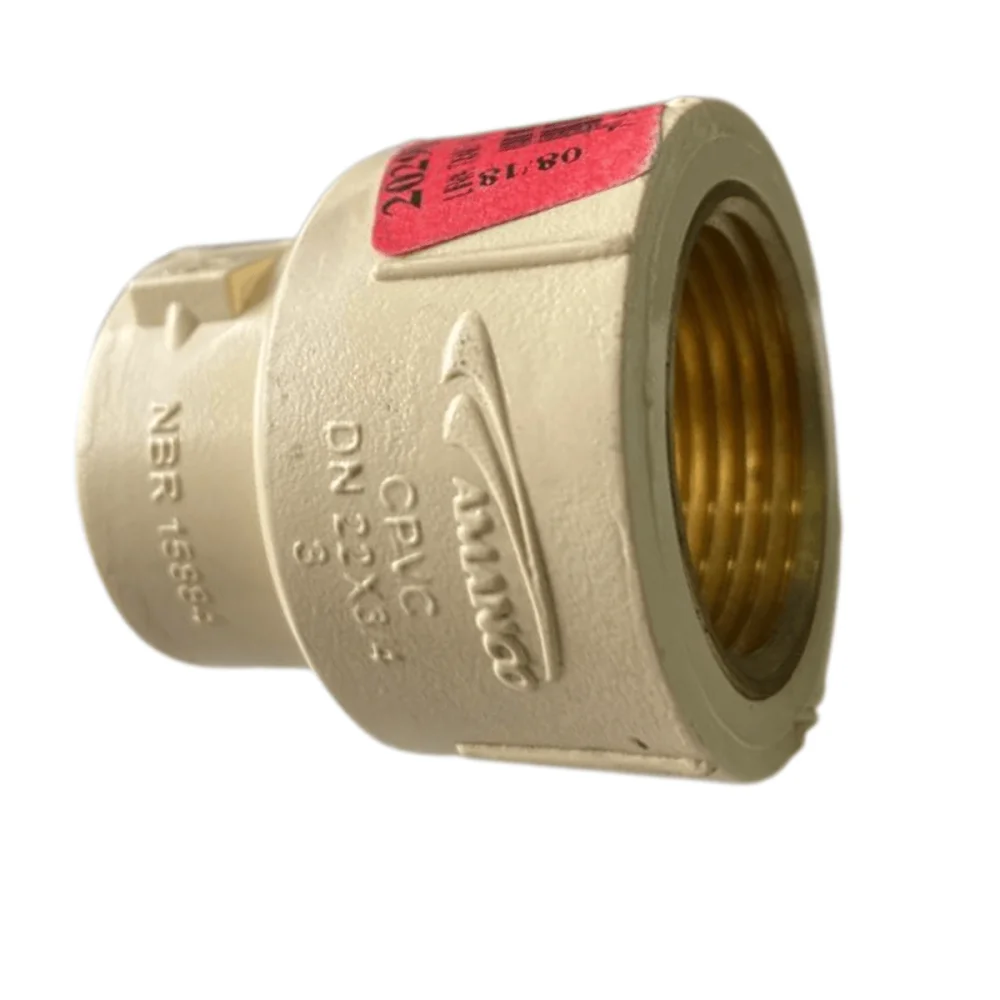 Luva de Transição Água Quente 22mm x 3/4 Super CPVC Amanco