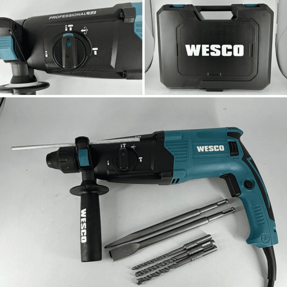 Martelete Perfurador Rompedor SDS Plus 3,2J 900W WS3228K 220V Wesco