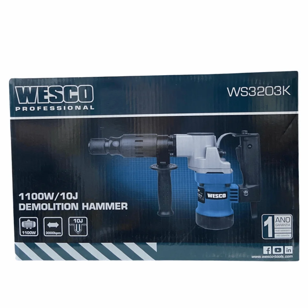 Martelo Rompedor 1100W - 10J WS2303K 220V Wesco