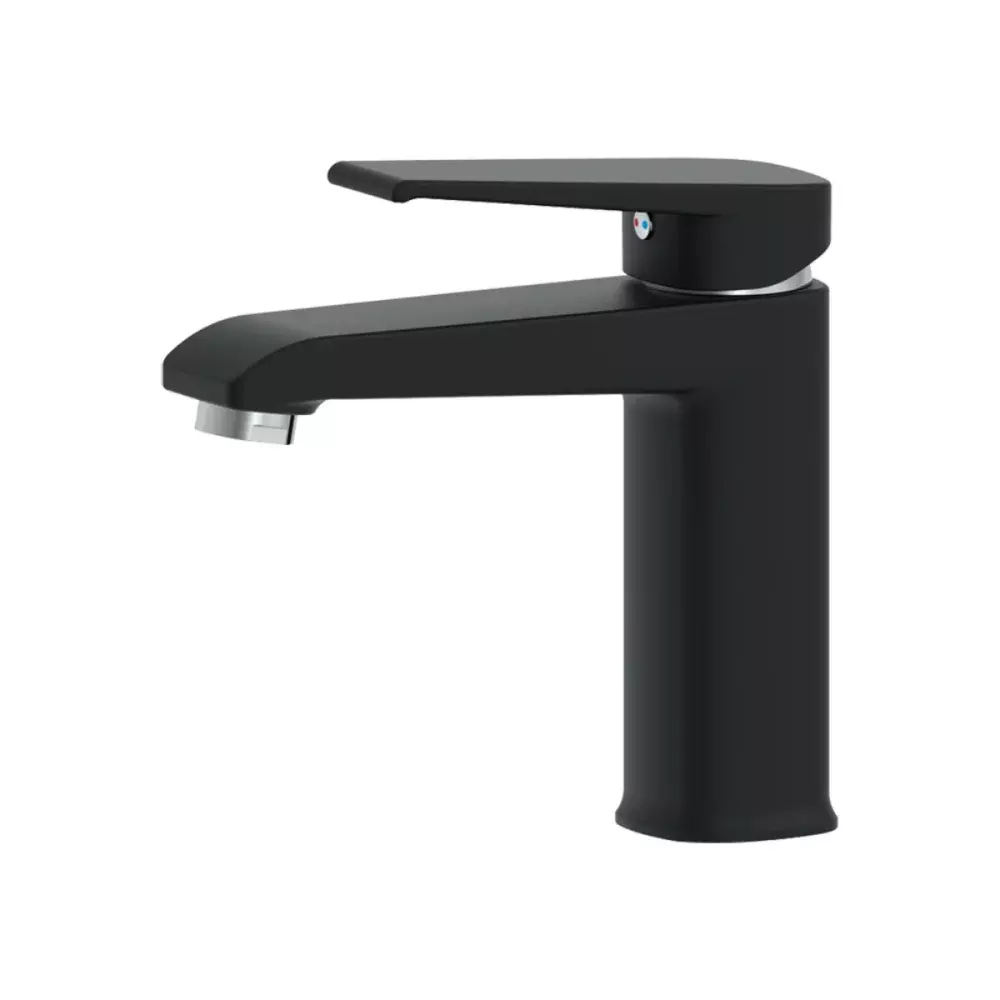 Misturador Monocomando Lavatório Loren Shape 2875 B46 Preto Lorenzetti