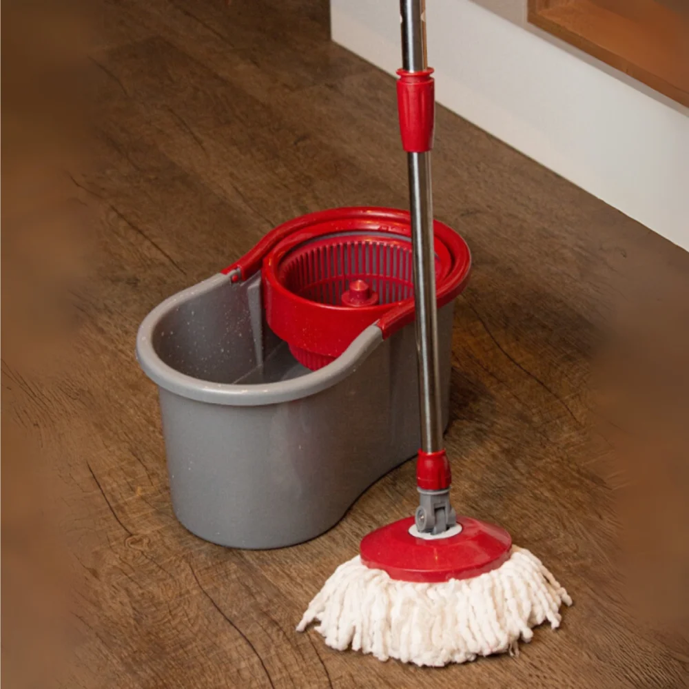 Mop Esfregão Giratório Com Balde 8lts Paramount