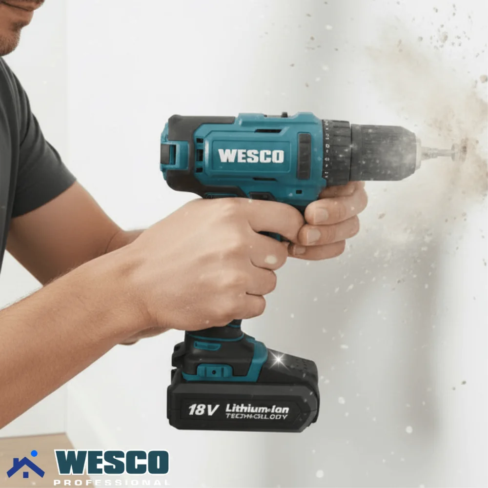 Parafusadeira Furadeira De Impacto 18V 2 Baterias WS2390K2 Wesco