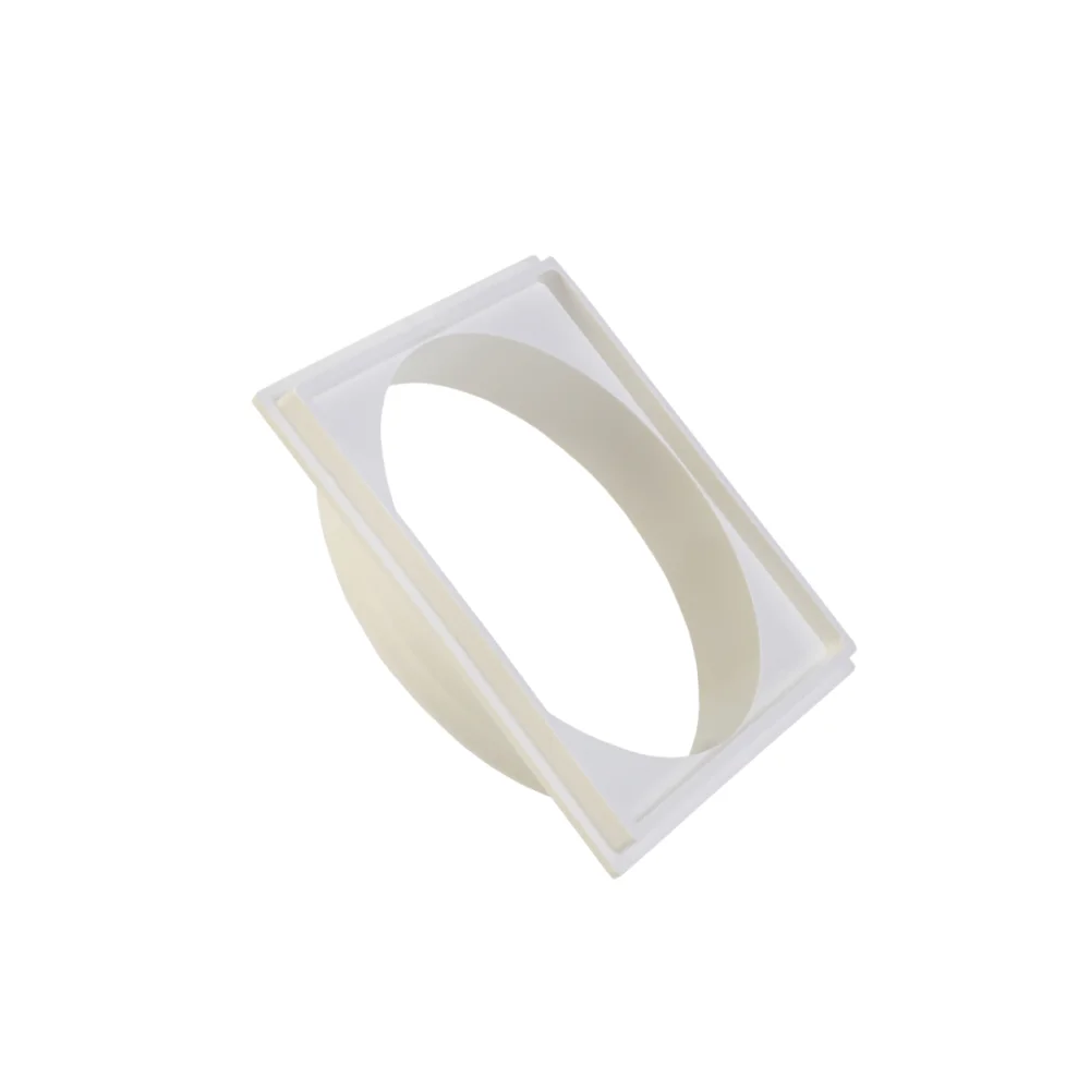 Porta Grelha Quadrada Branca 150mm Krona