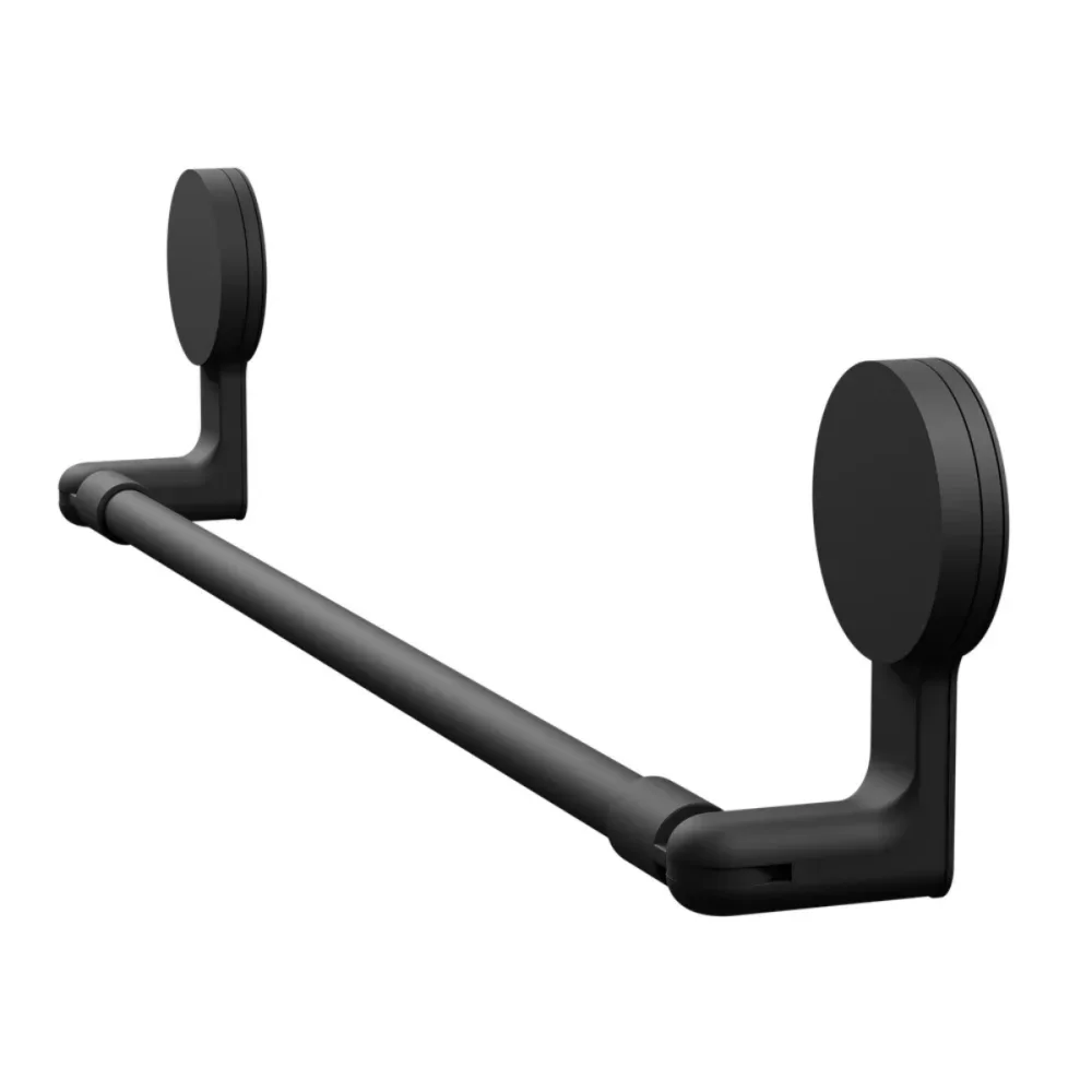 Kit Completo Para Banheiro Sem Furo 6 Peças Preto Fosco Astra