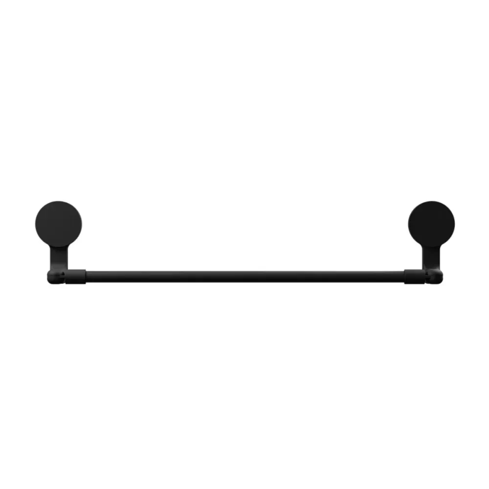 Kit Completo Para Banheiro Sem Furo 6 Peças Preto Fosco Astra