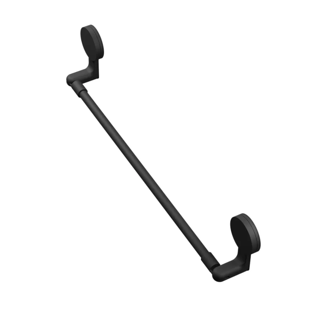 Kit Completo Para Banheiro Sem Furo 6 Peças Preto Fosco Astra