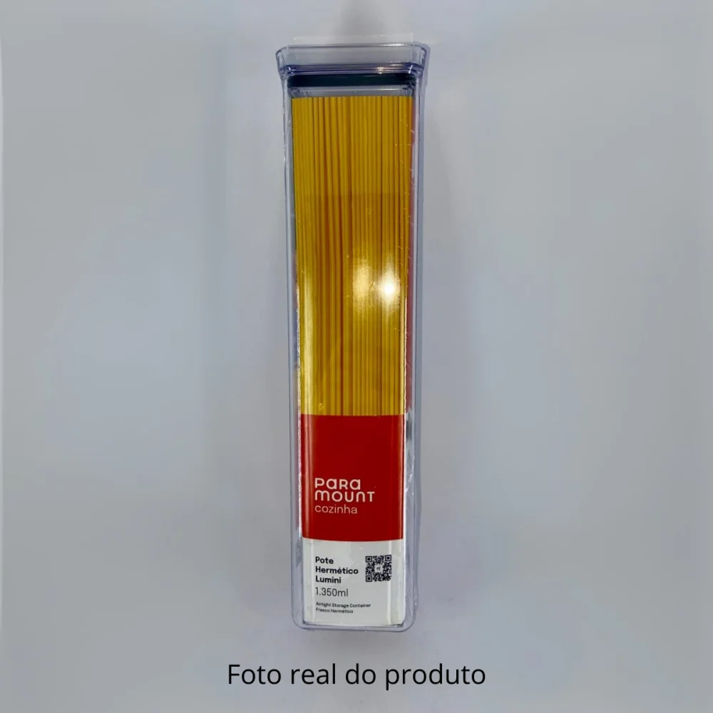 Pote Hermético Porta Macarrão 1350ml Lumini Paramount