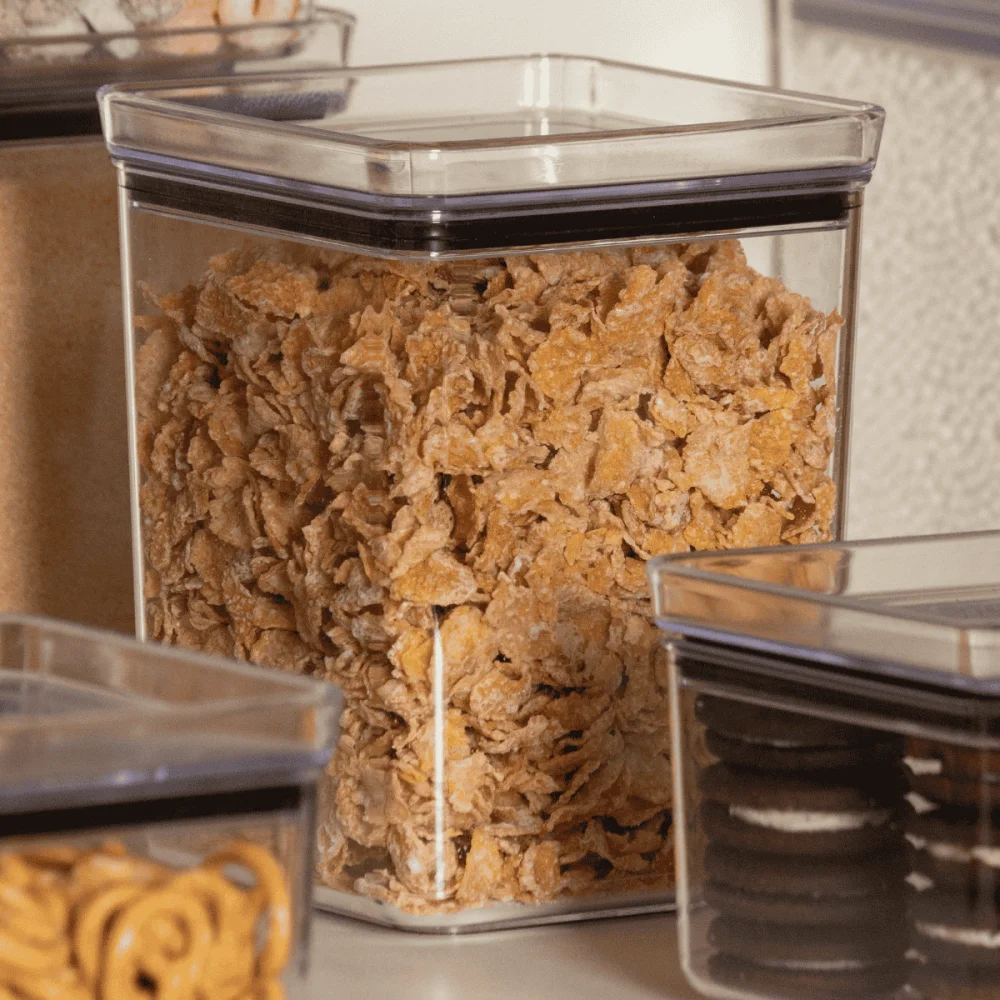 Pote Hermético Quadrado 3.040ml Lumini Cristal Paramount