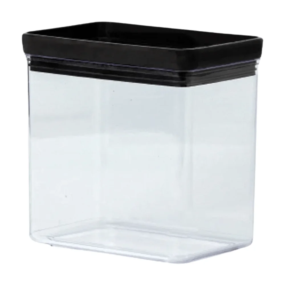 Pote Hermético Retangular Lumini Black 1.300ml Paramount