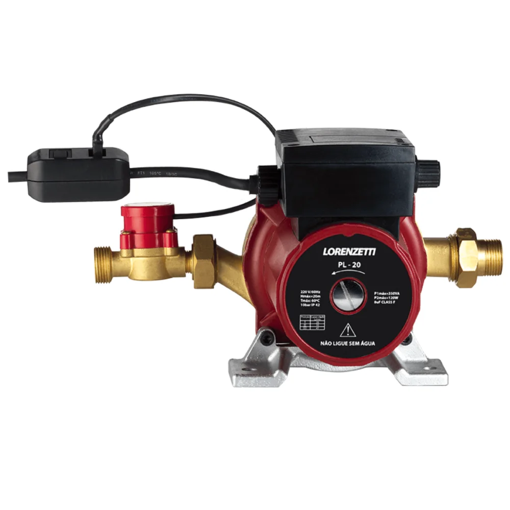 Pressurizador de Água PL20 350W 20mca Lorenzetti 220v