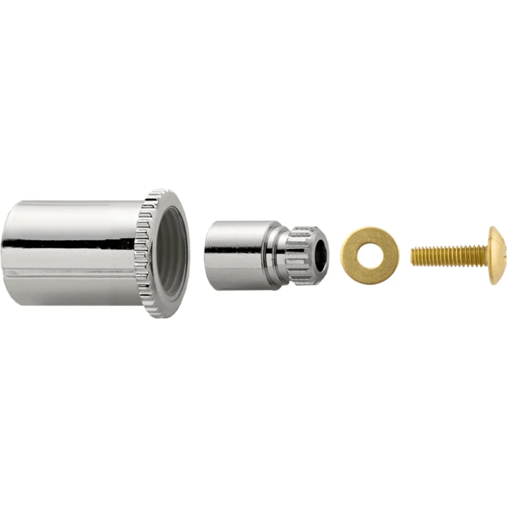 Prolongador Para Registro 10mm Padrão Deca e Similar ABS Cromado Blukit