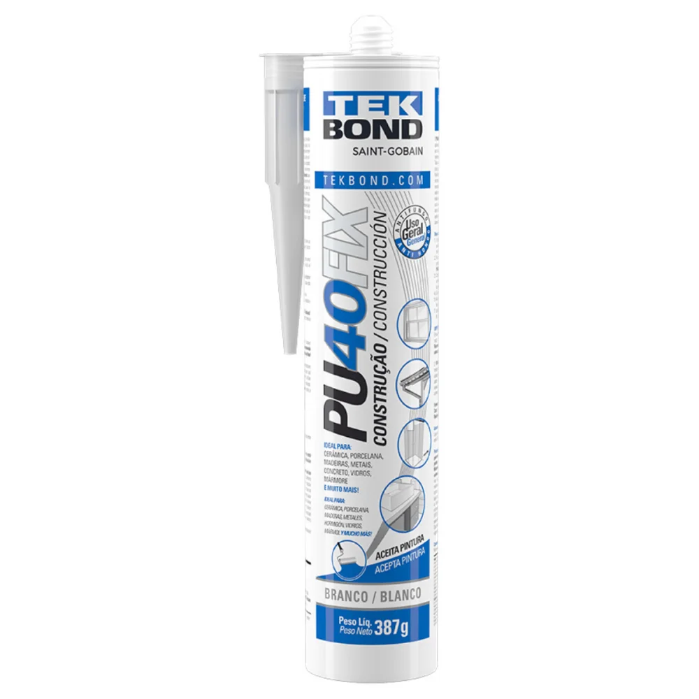 PU 40 Fix Adesivo Selante Multiuso Branco 387g TekBond