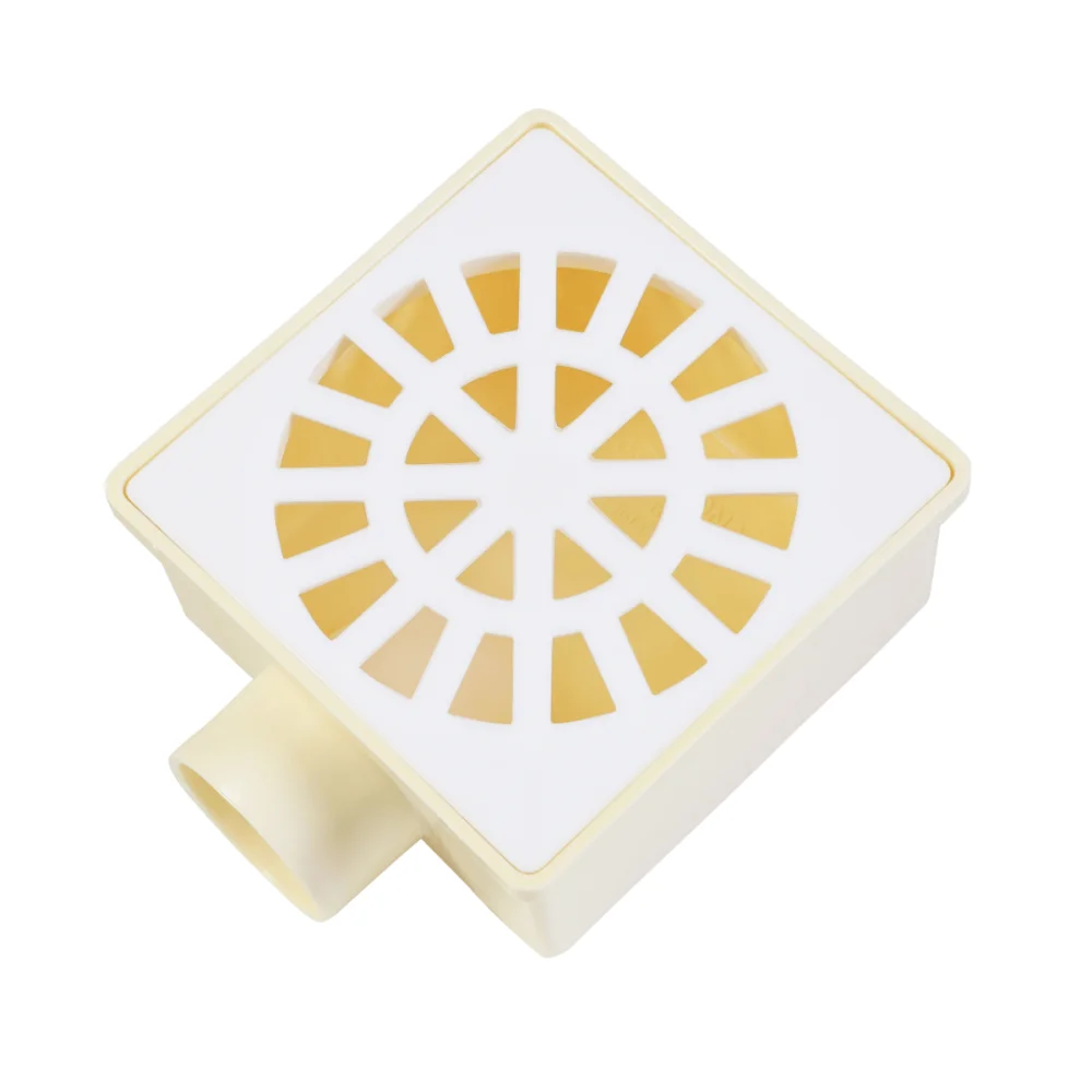 Ralo Sifonado Quadrado Branco 100x52mmx40 Krona