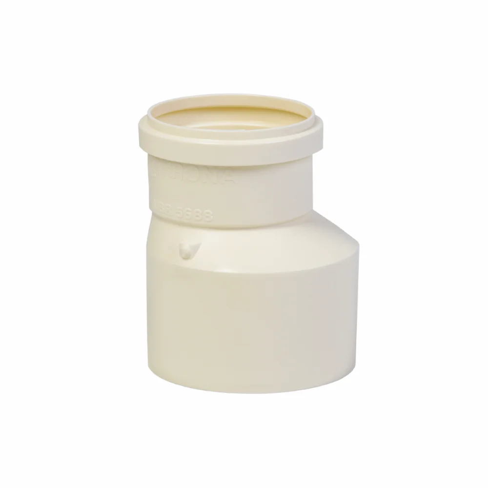 Redução Excêntrica Esgoto 100x75mm PVC Série Normal Krona