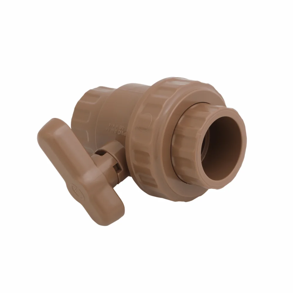 Registro De Esfera Soldável 25mm x 3/4" Com União Marrom Krona