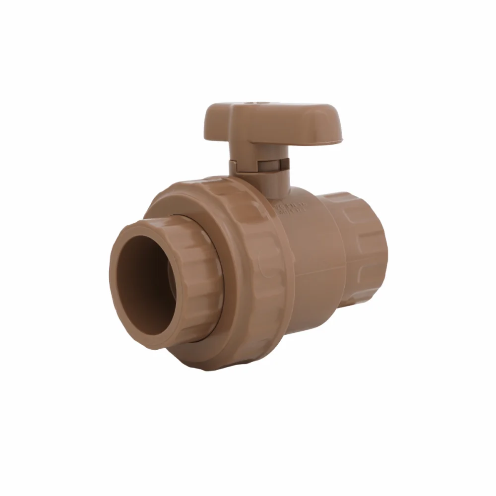 Registro De Esfera Soldável 50mm x 1.1/2" Com União Marrom Krona