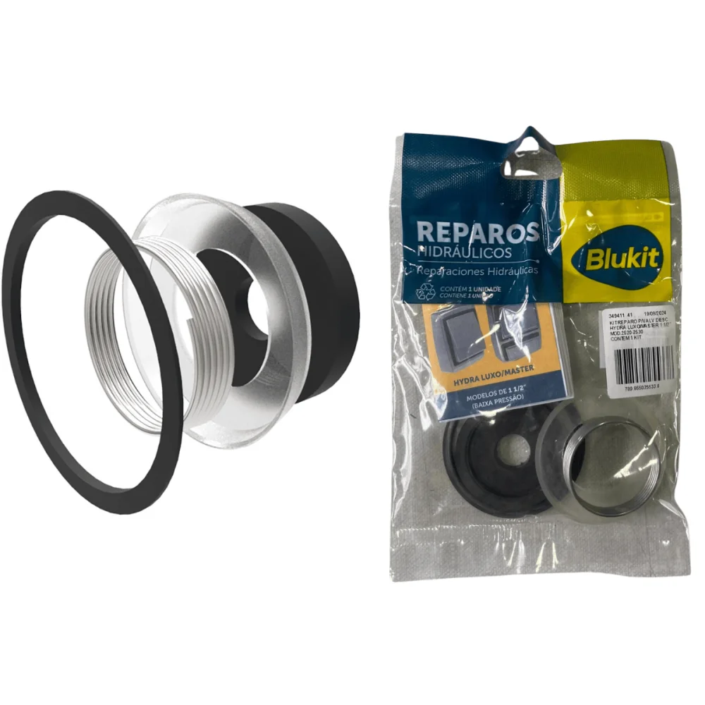 Kit Reparo Para Válvula De Descarga Hydra Luxo e Master 1.1/2" Mod 2550 2530 Blukit