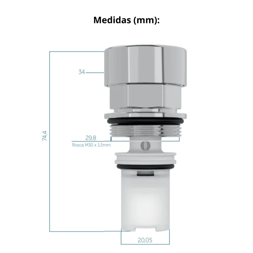 Reparo Torneira Docol Mesa Pressmatic Compact Blukit