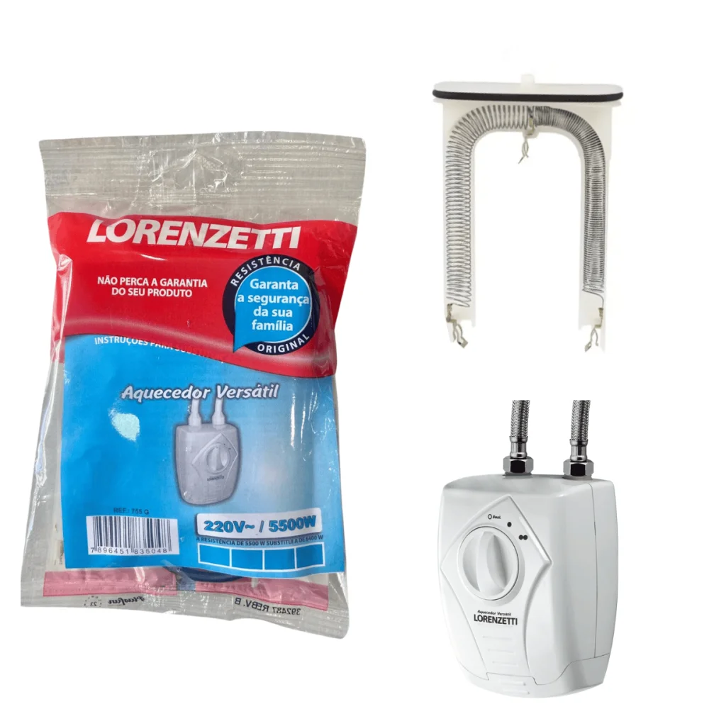 Resistência Para Aquecedor Elétrico Versátil 220v x 6800w Lorenzetti