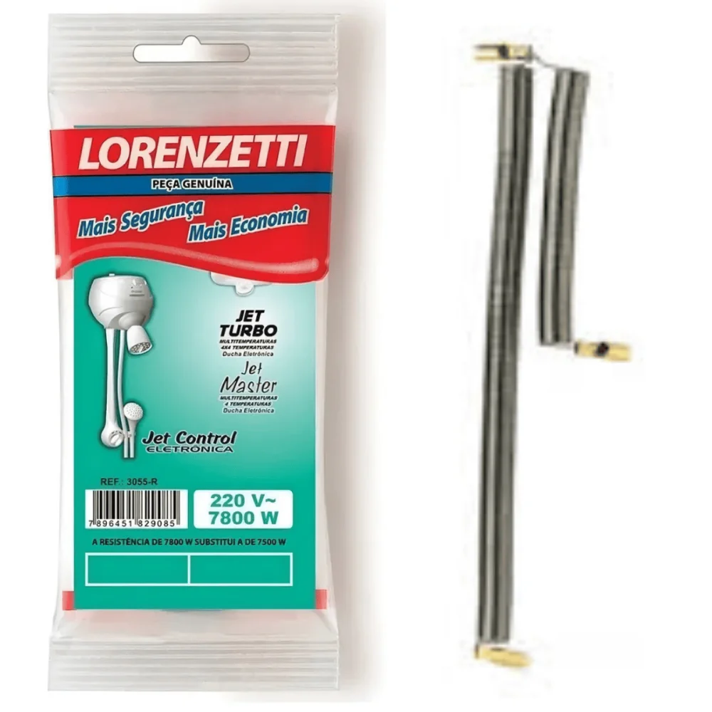 Chuveiro Jet Turbo Com Resistência Extra 220v 7800w Lorenzetti