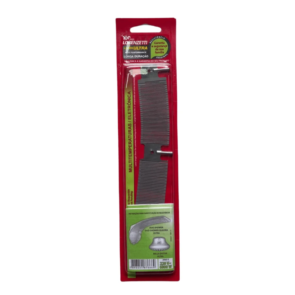 Resistência Bella Ducha 4T Ultra e Duo Shower Quadra Ultra 6800w 220v 3065E Lorenzetti